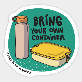 Bring Your Own Container Sticker